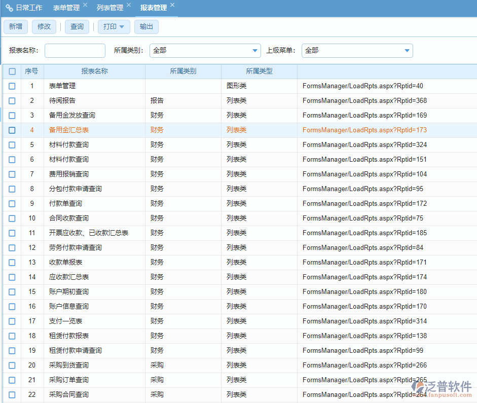 泛普OA办公系统自定义设计