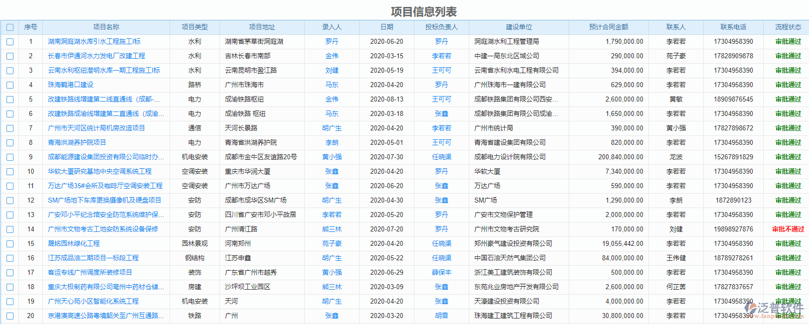 公路桥梁施项目信息软件.png