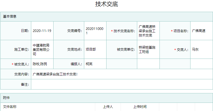 技术交底