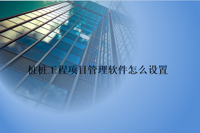 桩桩工程项目管理软件怎么设置