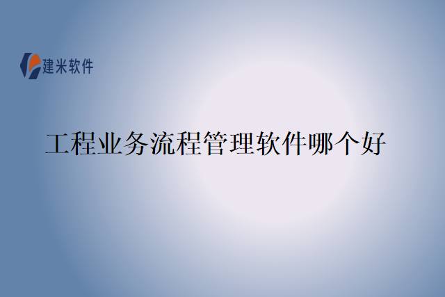 工程业务流程管理软件哪个好
