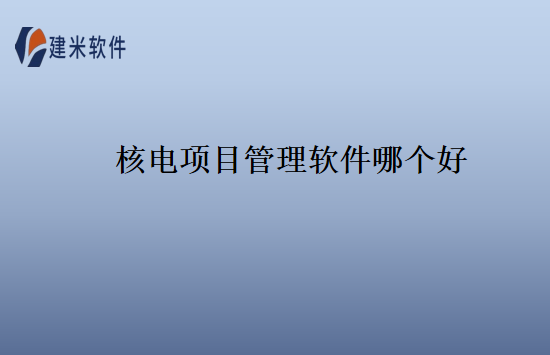 核电项目管理软件哪个好