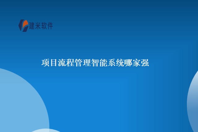 项目流程管理智能系统哪家强