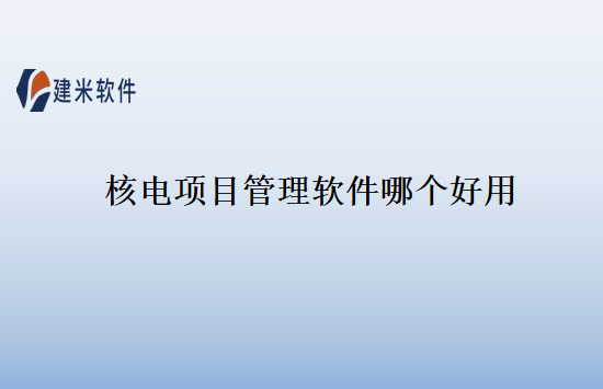 核电项目管理软件哪个好用