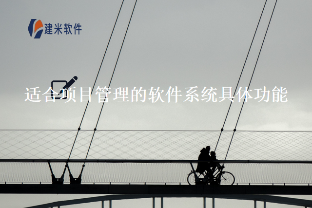 适合项目管理的软件系统具体功能