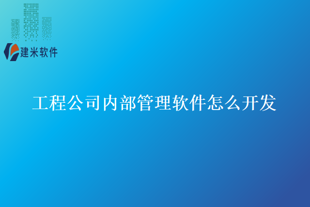 工程公司内部管理软件怎么开发
