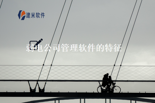 弱电公司管理软件的特征