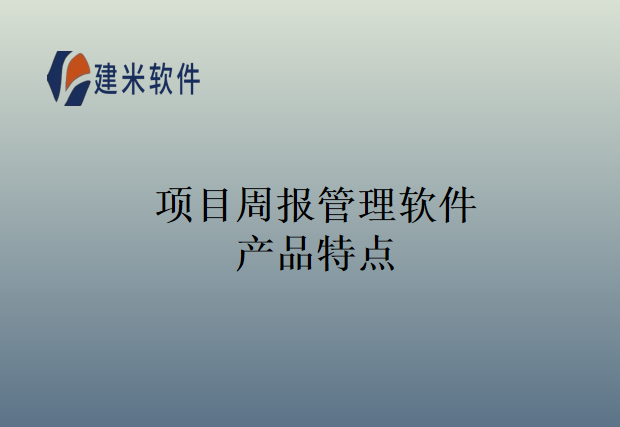 项目周报管理软件产品特点
