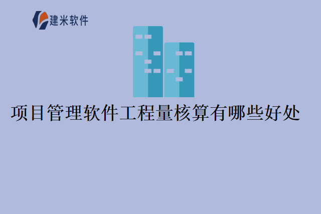 项目管理软件工程量核算有哪些好处