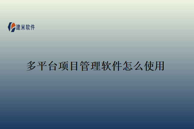 多平台项目管理软件怎么使用
