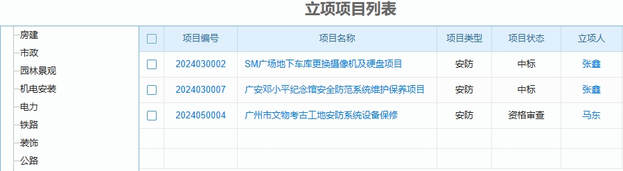 消防工程材料管理软件基本功能