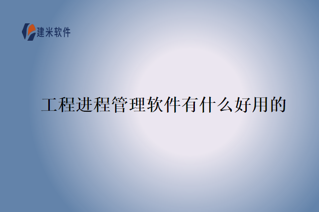 工程进程管理软件有什么好用的