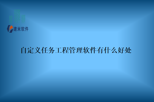 自定义任务工程管理软件有什么好处