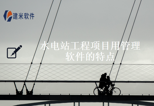 水电站工程项目用管理软件的特点