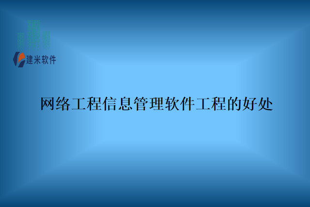 网络工程信息管理软件工程的好处