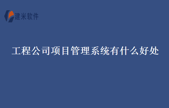 工程公司项目管理系统有什么好处