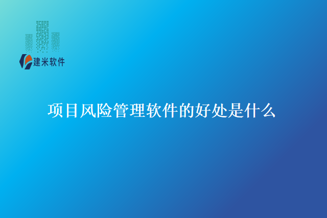 项目风险管理软件的好处是什么
