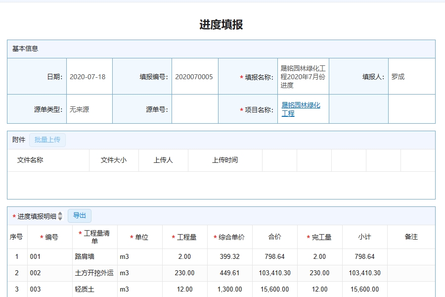 erp绿化工程管理软件包含哪些模块