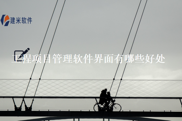 工程项目管理软件界面有哪些好处