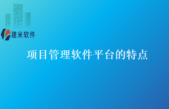 项目管理软件平台的特点