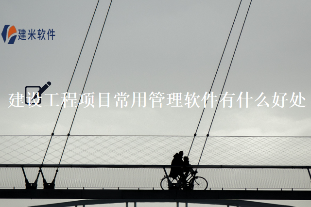 建设工程项目常用管理软件有什么好处