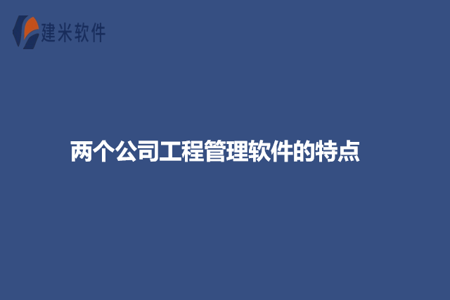 两个公司工程管理软件的特点