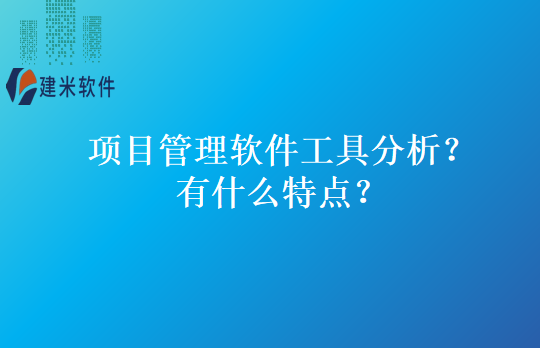 以项目管理软件工具分析？有什么特点？