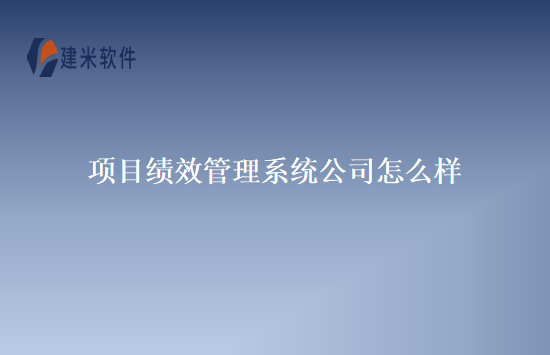 项目绩效管理系统公司怎么样