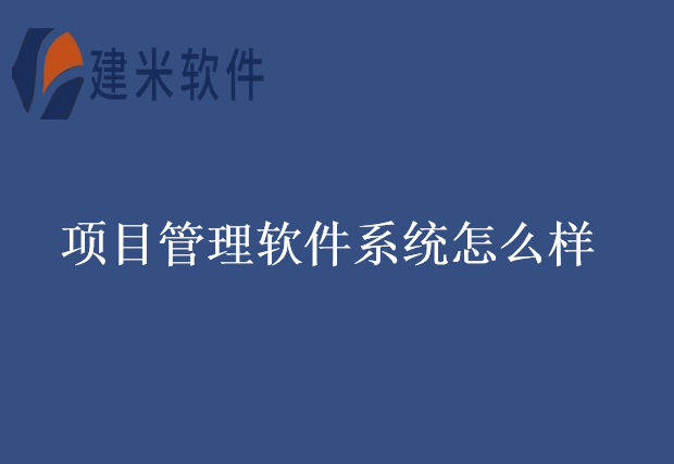 项目管理软件系统怎么样