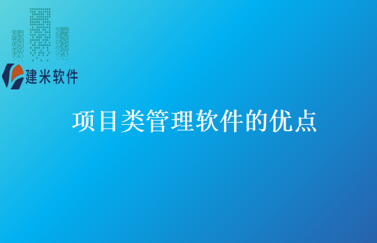 项目类管理软件的优点