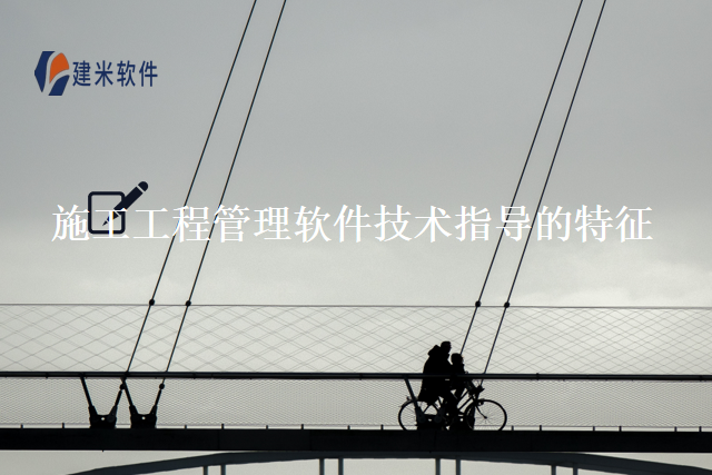施工工程管理软件技术指导的特征