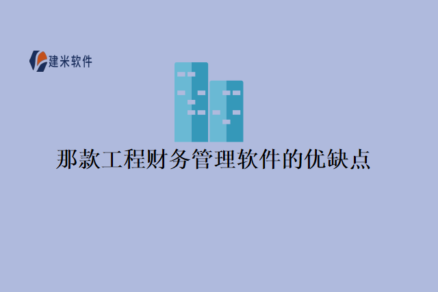 那款工程财务管理软件的优缺点