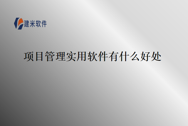 项目管理实用软件有什么好处