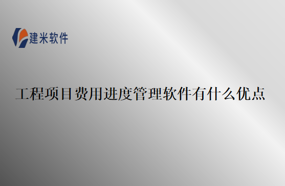 工程项目费用进度管理软件有什么优点