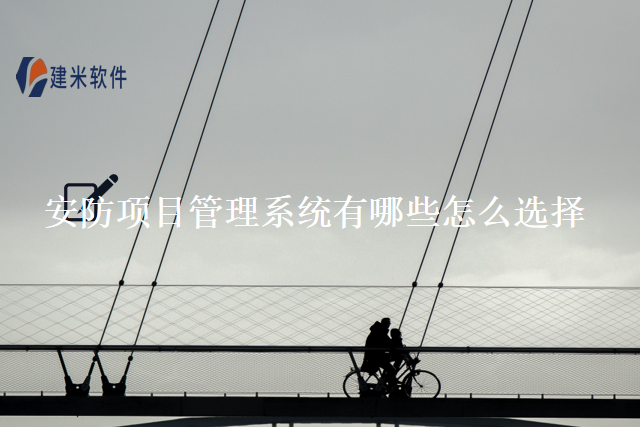 安防项目管理系统有哪些怎么选择