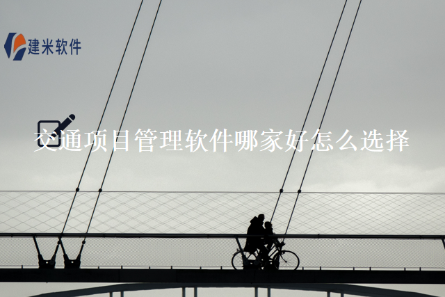 交通项目管理软件哪家好怎么选择
