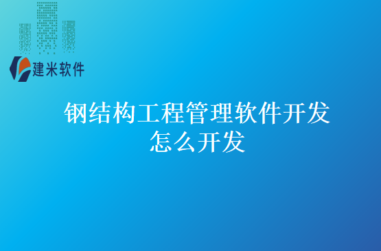 钢结构工程管理软件开发怎么开发