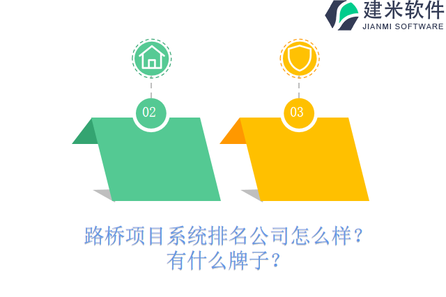 路桥项目系统排名公司怎么样?有什么牌子?