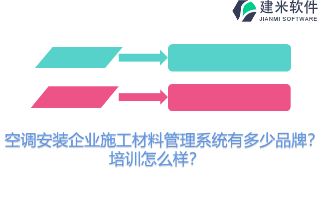 空调安装企业施工材料管理系统有多少品牌？培训怎么样？