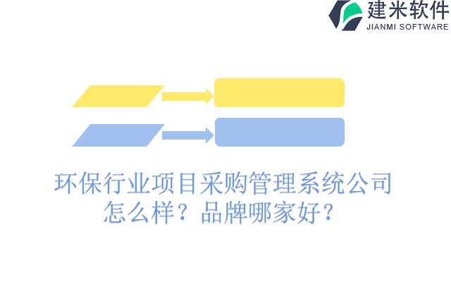 环保行业项目采购管理系统公司怎么样？品牌哪家好？