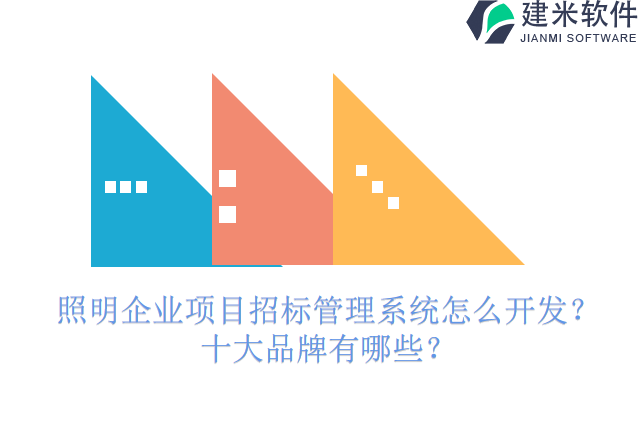 照明企业项目招标管理系统怎么开发?十大品牌有哪些?