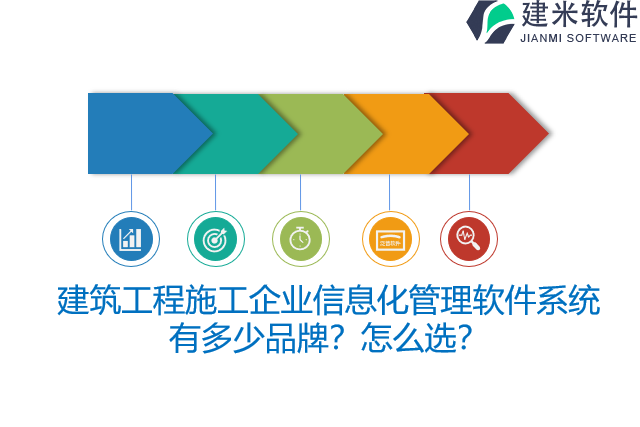 建筑工程施工企业信息化管理软件系统有多少品牌？怎么选？