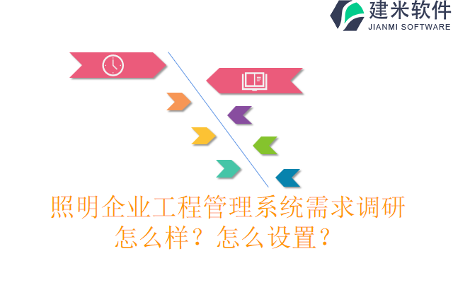 照明企业工程管理系统需求调研怎么样？怎么设置？