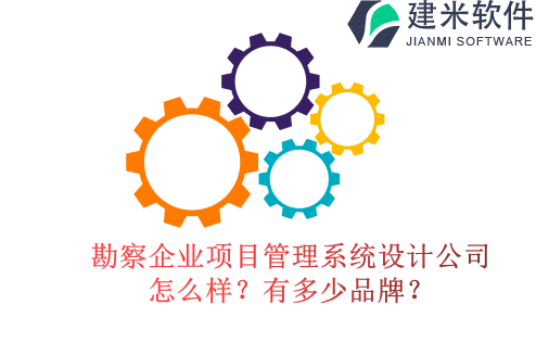勘察企业项目管理系统设计公司怎么样？有多少品牌？