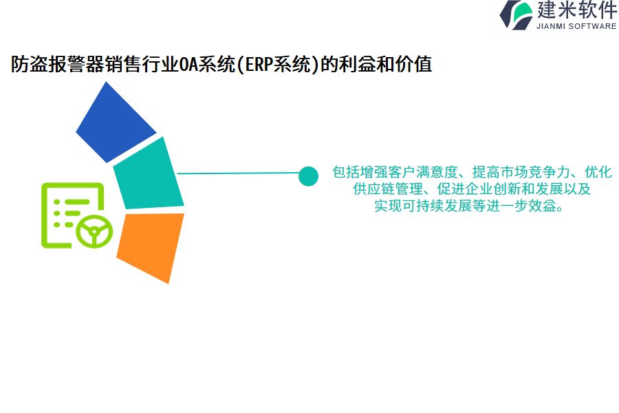 防盗报警器销售行业OA系统(ERP系统)的利益和价值