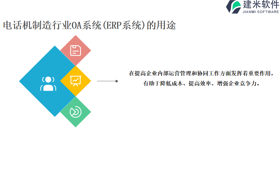 电话机制造行业OA系统(ERP系统)的用途