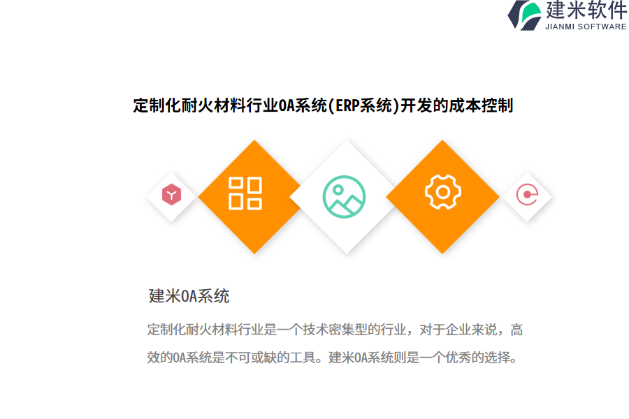 定制化耐火材料行业OA系统(ERP系统)开发的成本控制