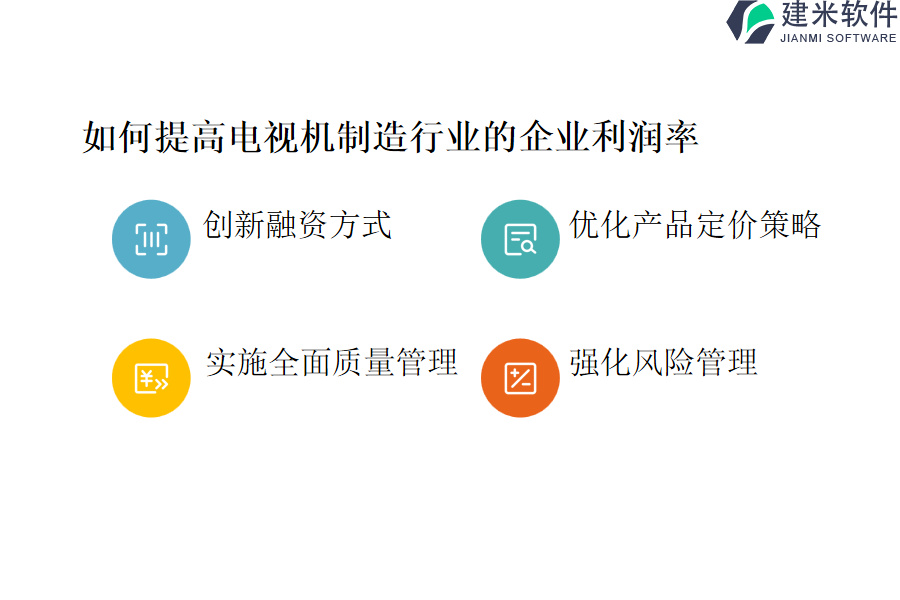 如何提高电视机制造行业的企业利润率