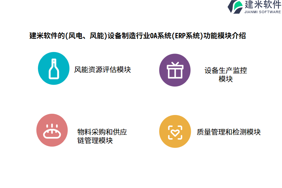 三、建米软件的(风电、风能)设备制造行业OA系统(ERP系统)功能模块介绍