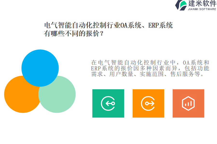 电气智能自动化控制行业OA系统、ERP系统有哪些不同的报价